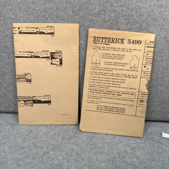 VTG 70s Butterick 5499 Girls Robe Nightgown Pajamas 10 CUT Sleepwear Cottagecore - Picture 11 of 13